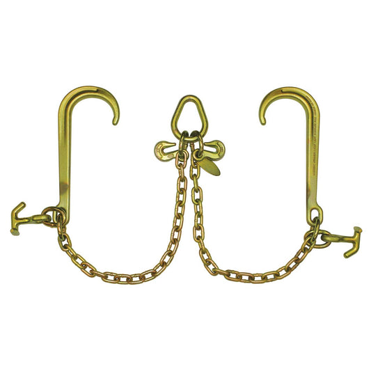 B/A Products Co. 5/16" x 2' Grade 70 Hammerhead T-J Combo & 15" Classic Style J Hook V-Chain