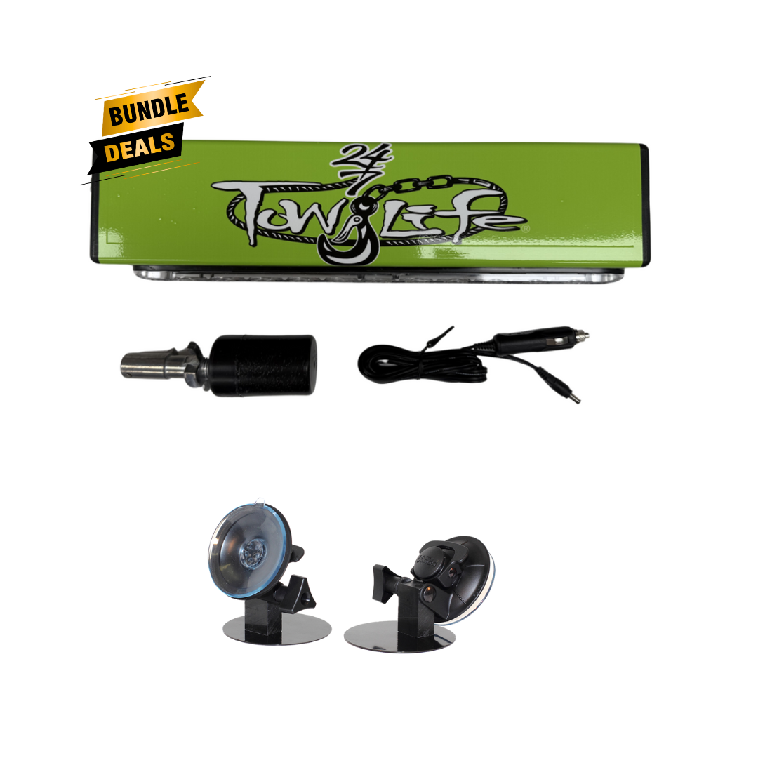 Tow Life 17" Wireless Tow Light with Suction Mounts